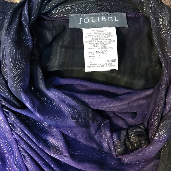 NWOT JOLIBEL Round Neck Long Sleeve Pleated Tunic Quality Blouse Top M 8 - Picture 6 of 6